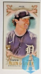 2021 Topps Allen & Ginter Casey Mize Mini #138 - Detroit Tigers